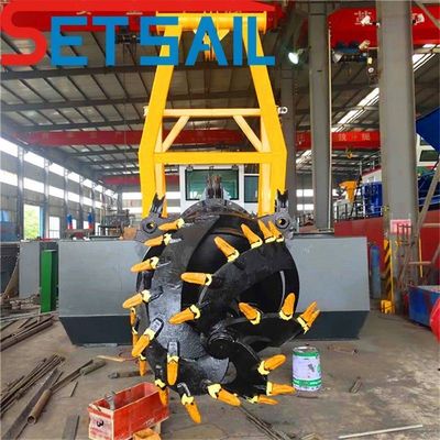 Diesel Set Sail Gold Dredging Machine Hydraulic Dredger with Components Slot Type CTS