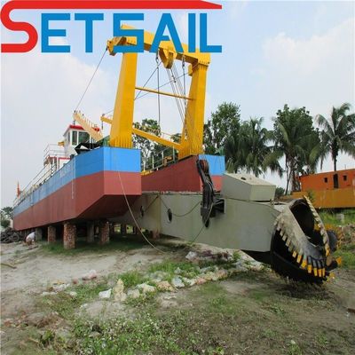 Diesel Set Sail Gold Dredging Machine Hydraulic Dredger with Components Slot Type CTS
