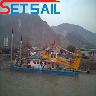 Diesel Set Sail Gold Dredging Machine Hydraulic Dredger with Components Slot Type CTS