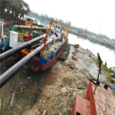 20 Inch Sand Pumping Cutter Suction Dredgers Equipment with 10mm Deck Plate Thickness