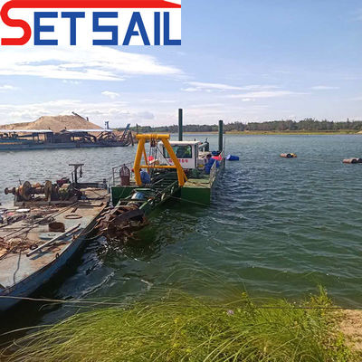 18 Inch Cutter Suction Dredger for Dredging Depth 2.25 Meter Water Flow 3500 Cubic Meter