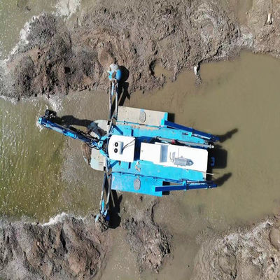 Hydraulic Power Amphibious Sand Dredger for River Customized Performance and Function