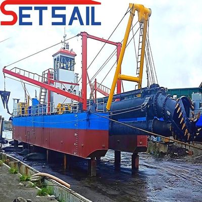 Total Length 39m Customized Cutter Suction Dreger with Hydraulic Winch and Hydrocyclone