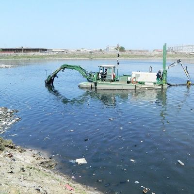 6 Meters Dredging Depth Amphibious Multipurpose Dredger for Environmental Protection