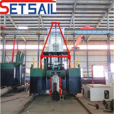 Customized Request QHJCD-1 Diesel Engine Jet Suction Dredger for River Sand and Mud