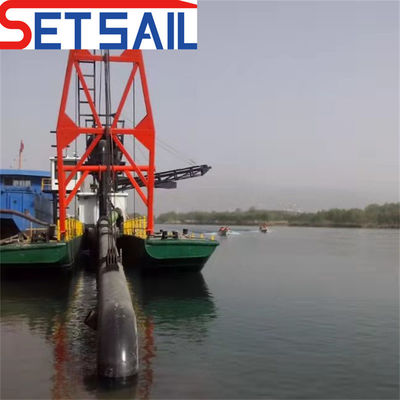 Customized Request QHJCD-1 Diesel Engine Jet Suction Dredger for River Sand and Mud