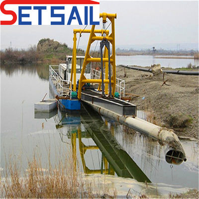 Customized Request QHJCD-1 Diesel Engine Jet Suction Dredger for River Sand and Mud