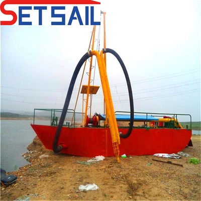 Total Width 3-7m Customized Diesel Engine River Sand Dredger with Power Jet Suction