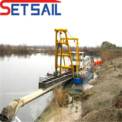 Siemens PLC Control Long Warrant Jet Suction River Sand Dredger for Lake Mud Customization