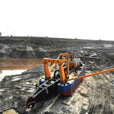 180000.000kg Gross Weight Cutter Suction Dredger with 1000m3/H Engine Power Capacity