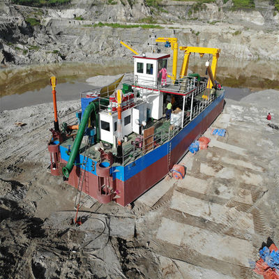180000.000kg Gross Weight Cutter Suction Dredger with 1000m3/H Engine Power Capacity