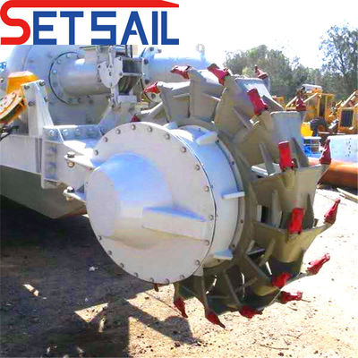 Customized Wheel Bucket Gravel Dredger with Hydraulic Spud and Control System Rexroth