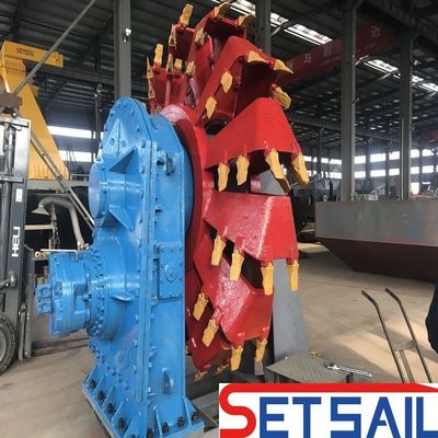 High Capacity 160m3-2000m3 Hydraulic Wheel Bucket Head Mud Dredger with Diesel Engine