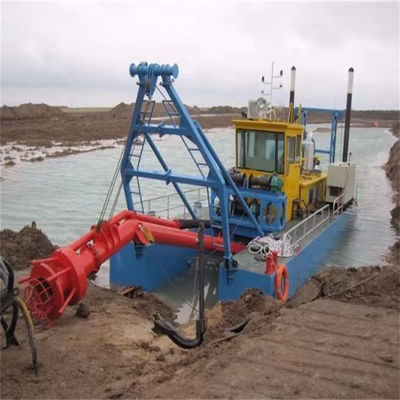 Max. Dredging Depth 9m-30m Diesel Engine Cutter Suction Dredger Water Flow 540kw-5000kw