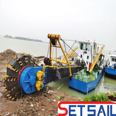 Customized with 30 Days Return refunds Siemens PLC Diesel Engien Wheel Bucket Dredger