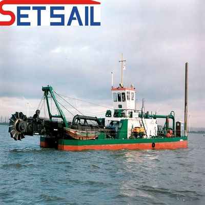 Customized Full Hydraulic Sand Weel Bucket Dredger with and 8m-20m Dredging Depth
