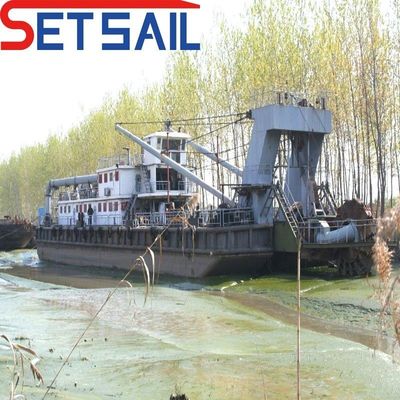 Customized Full Hydraulic Sand Weel Bucket Dredger with and 8m-20m Dredging Depth