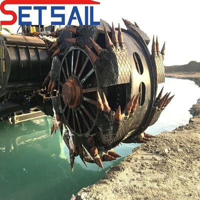 High Capacity Diesel Engine Wheel Bucket Suction Sand Dredger with Customized Request