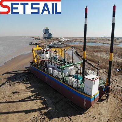 8m-20m Dredging Depth Diesel Engine Wheel Bucket Mud Dredger for River Dredging Project
