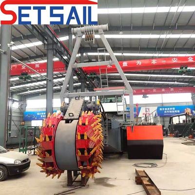 US 10000/Set Customization Diesel Engine Wheel Bucket Sand Dredger with Underwater Pump