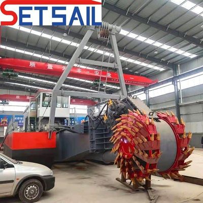 US 10000/Set Customization Diesel Engine Wheel Bucket Sand Dredger with Underwater Pump