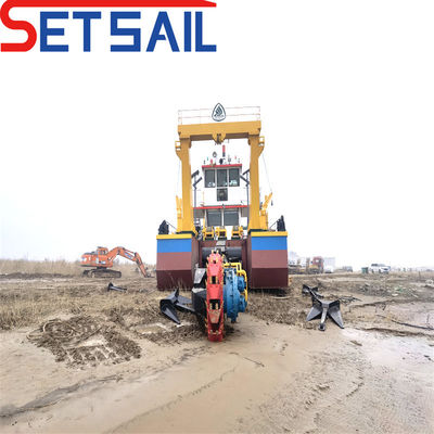 Bucket Wheel Dredger with 8m-20m Dredging Depth and 800m-5000m Discharge Distance