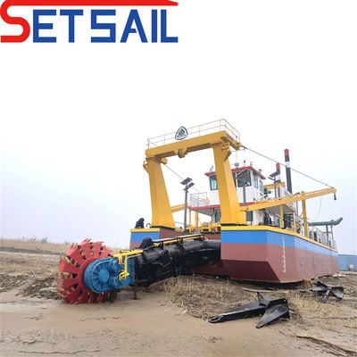 Bucket Wheel Dredger with 8m-20m Dredging Depth and 800m-5000m Discharge Distance
