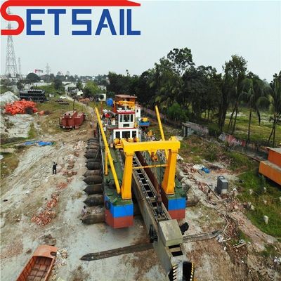 110kw-2000kw Diesel Engine Power Trailing Hopper Cutter Suction Dredger for 3 in 1