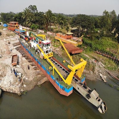 6mm-20mm Side Plate Thickness Cutter Suction Mining Dredger for Large Mining Projects