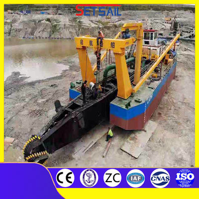 Mini River Jet Suction Sand Pump Ship Dredger with 110kw-2000kw Diesel Engine Power