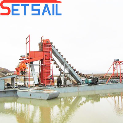 US 2000/Set 1 Set Min.Order Chain Bucket Mining Dredger for River Diamond Samples