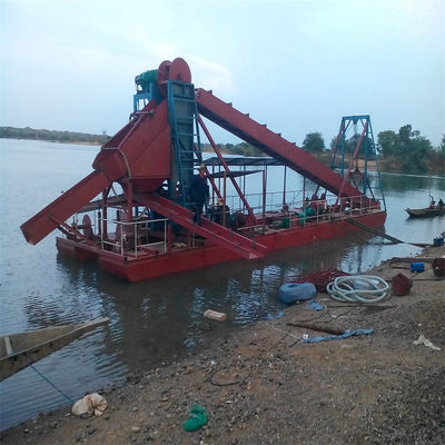 37kw-200kw Cumins Generator Sets Performance River Bucket Chain Sand Gold Mining Dredger