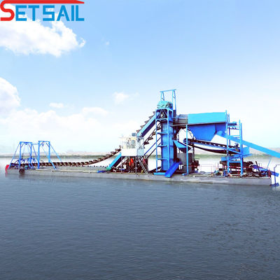 4kw*3-15kw*3 Migration Device Quantity Electric Power Type Mining Machine for River