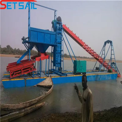 4kw*3-15kw*3 Migration Device Quantity Electric Power Type Mining Machine for River