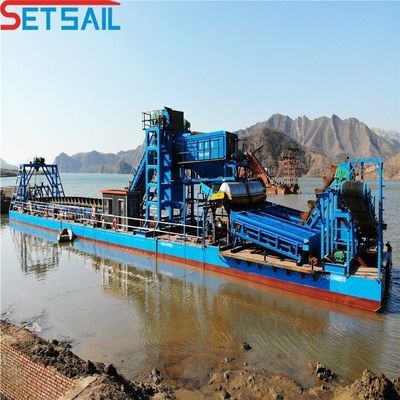 Chain Bucket River Mining Machinery for 4kw X 3-10kw X3 Migration Device in Condition