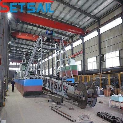 Bucket Chain River Gold and Diamond Mining Equipment with Hull Length of 24-50 Meter