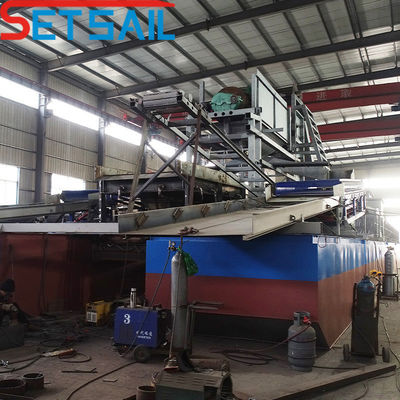 Chain Bucket Gold Dredger for River Mining 0.035m3-1.2m3 Capacity 60-500 Cubic Meter