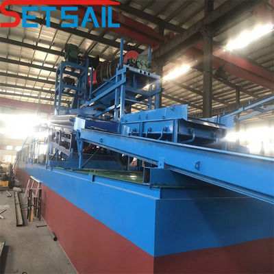 Bucket Chain River Gold Mining Dredger with Jig and 180000.000kg Package Gross Weight