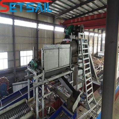 Bucket Chain Mining Dredger with Trommel Screen by Digging Main Motor Power 37kw-200kw