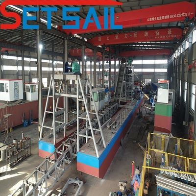 Bucket Chain Mining Dredger with Dredging Depth 7-30 Meter and Centrifuge Equipment