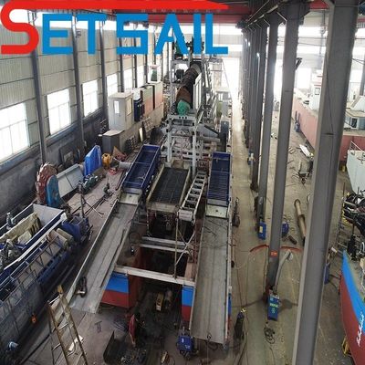 Bucket Chain Mining Dredger with Dredging Depth 7-30 Meter and Centrifuge Equipment