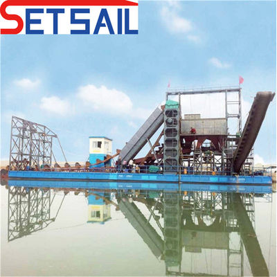 Gold and Diamond Mining Dredger Equipped with QHCBD-3 Diesel Engine Generator Sets