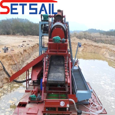 Gold and Diamond Mining Dredger Equipped with QHCBD-3 Diesel Engine Generator Sets