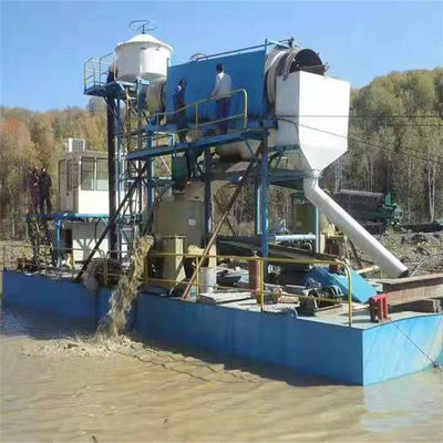 River Diamond Bucket Chain Gold Mining Dredger with 124-200 Piece Chain Quantity