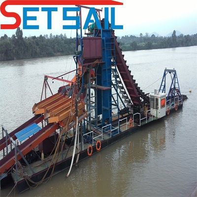 Land Mining Dredger with Agitation Gold Drum Screen Size 1.4m*1.2m-2.6m*1.2m Customization