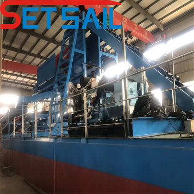 Land Mining Dredger with Agitation Gold Drum Screen Size 1.4m*1.2m-2.6m*1.2m Customization