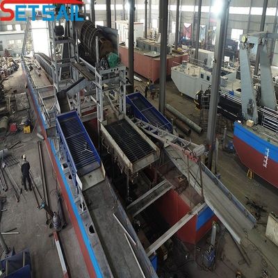 Hydrocyclone Type Full Automatic River Mining Dredger for Reservoir Gold and Diamond