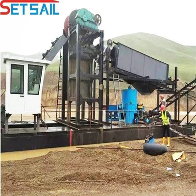 Hydrocyclone Type Full Automatic River Mining Dredger for Reservoir Gold and Diamond