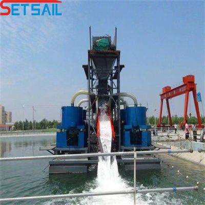Hydrocyclone Type Full Automatic River Mining Dredger for Reservoir Gold and Diamond