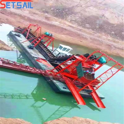Chain Bucket River Diamond Dredger with Jigging Machine 380V Voltage and 30-Day Refund